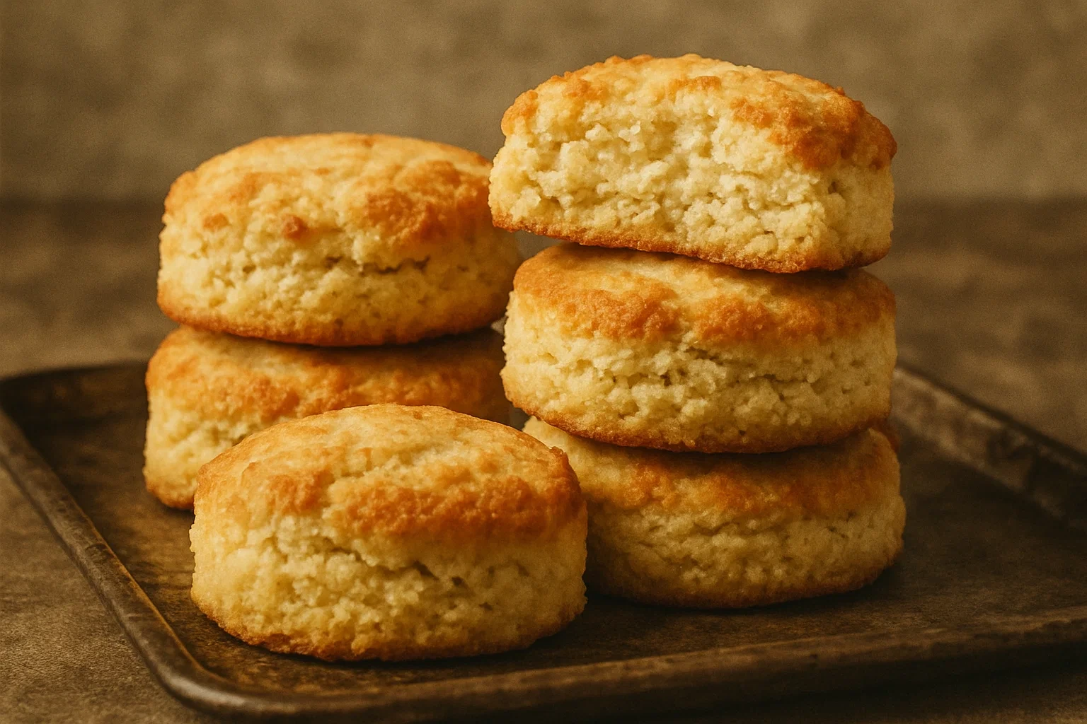 Fluffy and delicious keto biscuits made with almond flour, perfect for a low-carb, keto diet.